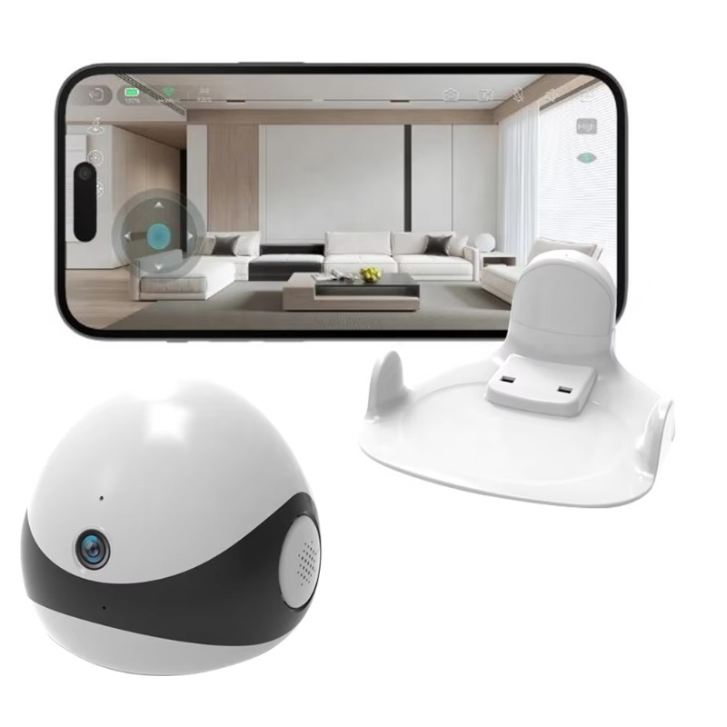 Home Security Robots - Draadloze 2K HD mobiele huisdier-begeleider robotcamera