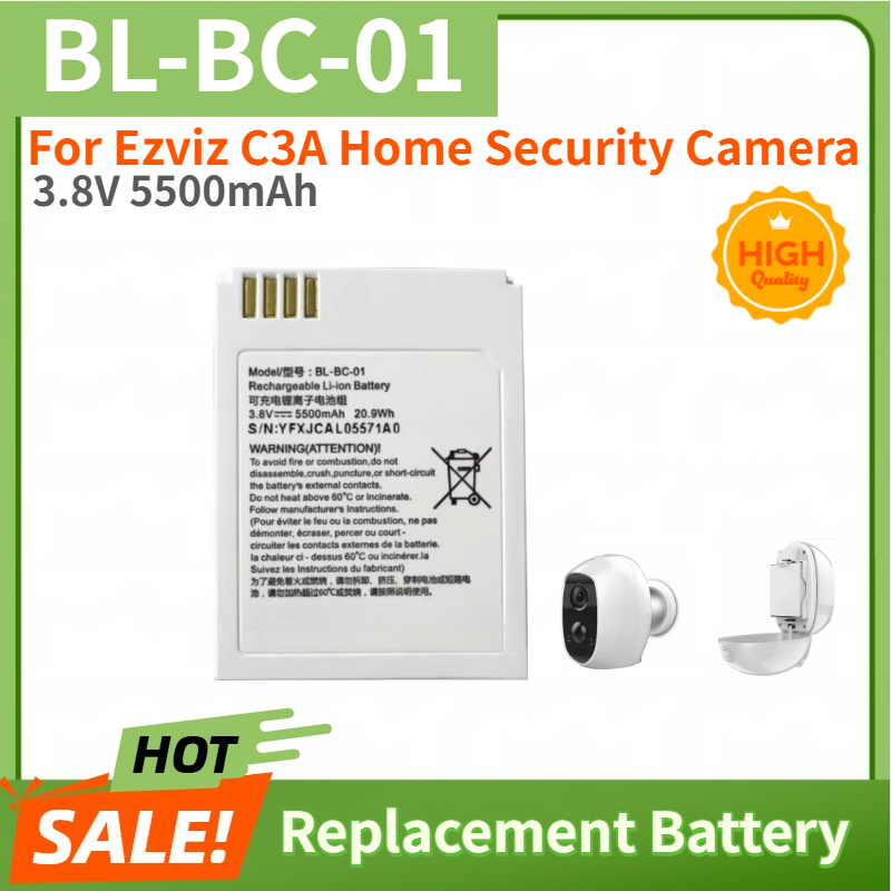 Hoogwaardige 3,8V 5500mAh-batt - Home Security Battery Replacement recensie en prijs