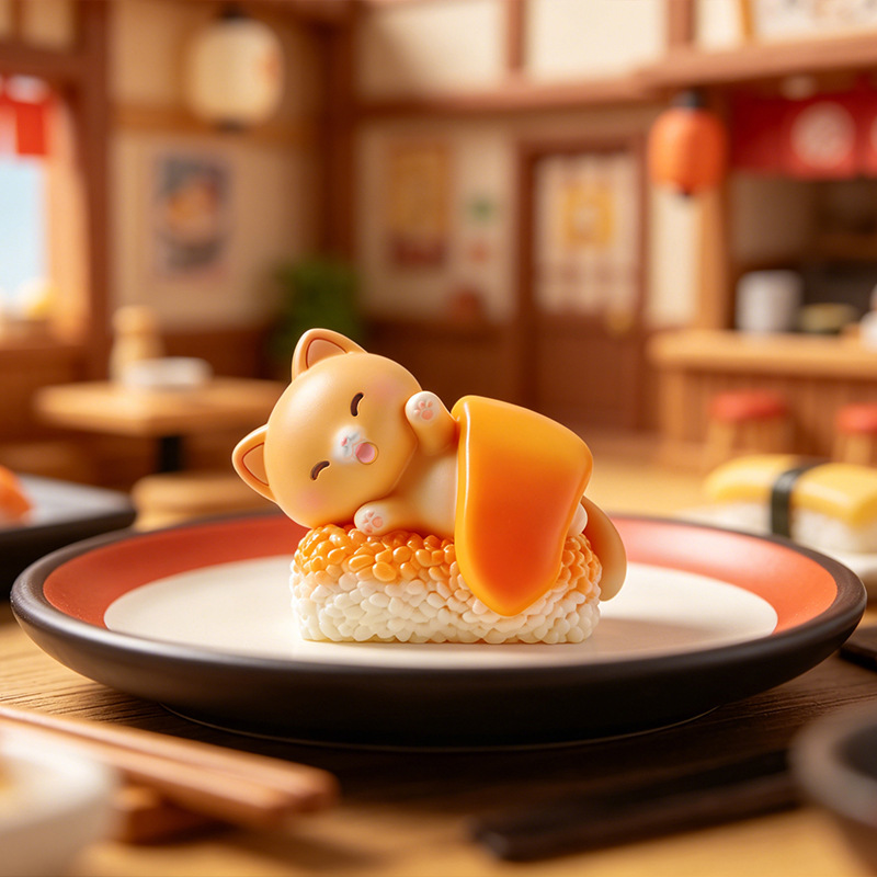 Sushi Cat Blind Box Cartoon Be - Home Security Box recensie en prijs